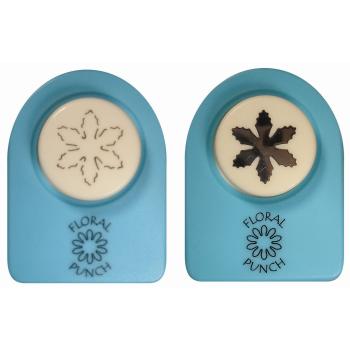 Nellie's Choice - Floral Punch Small - "  Flower-3 " - Motivstanzer - Handstanzer - Klein