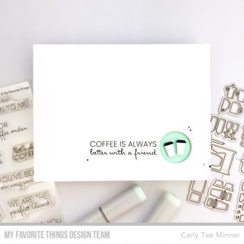 My Favorite Things Stempelset "Coffee Order" Clear Stamp