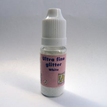 Nellie Snellen - Glitter Ultra Fine - "  White " - Glitzer