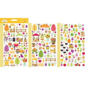 Doodlebug Design - Mini Icons Stickers - "Farmers Mini" - Aufkleber