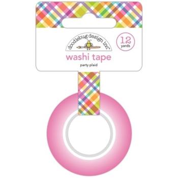 Doodlebug Design "Party Plaid" Washi Tape 