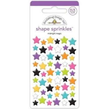 Doodlebug Design - Shape Sprinkles - "Midnight Magic " - Epoxy-Sticker