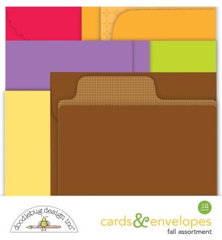 Doodlebug Design "Fall Assortment Cards & Envelopes"
