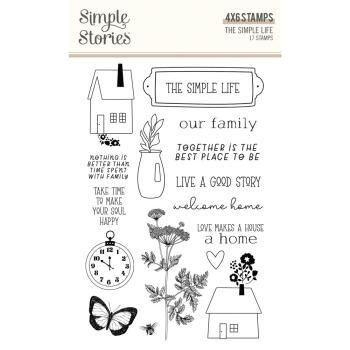 Simple Stories -  The Simple Life - Clearstamp - Stempel
