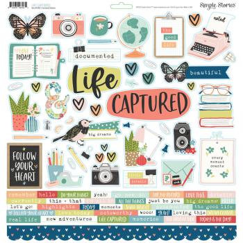 Simple Stories - Life Captured - Cardstock Sticker 