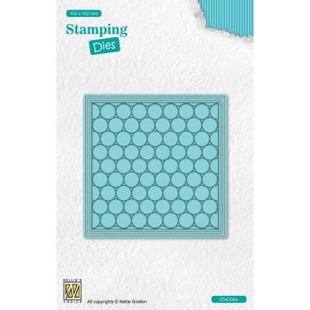 Nellie's Choice - Stamping Dies - "  Square Bubbles " - Stanze