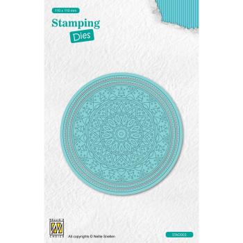 Nellie's Choice - Stamping Dies - "  Round Christmas Trees " - Stanze