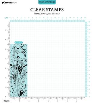 Studio Light - Clear Stamp Grunge collection -  Snow Drops  - Stempel