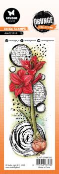 Studio Light - Clear Stamp Grunge collection -  Amaryllis  - Stempel