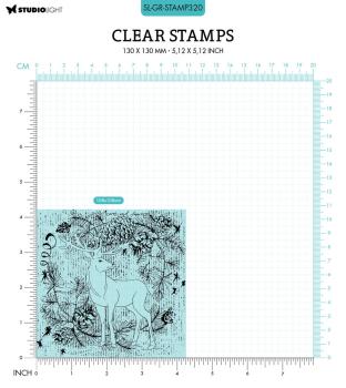 Studio Light - Clear Stamp Grunge collection -  Forest Deer  - Stempel