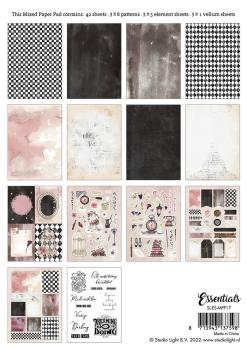 Studio Light - Mixed Paper Pad - Patterns Love  - Paper Pack