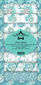 Paper Favourites - "  Snow Queen  " - Slim Paper Pack - 3x8 Inch 