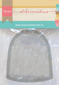 Marianne Design - Shaker Windows - Snowglobe - Schüttelfenster - Schüttelkarten