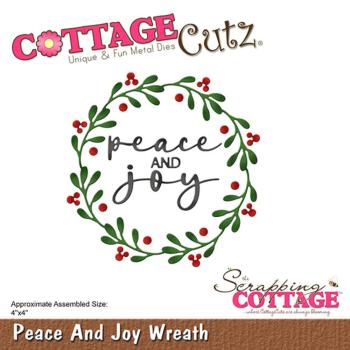 Scrapping Cottage - Dies - Peace And Joy Wreath - Stanze