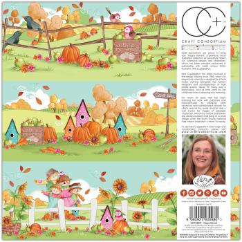 Craft Consortium - Paper Pad 12x12 Inch -  Happy Harvest  - Papierblock