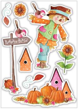 Craft Consortium - Clear Stamp - Happy Harvest Sunflower  - Stempel