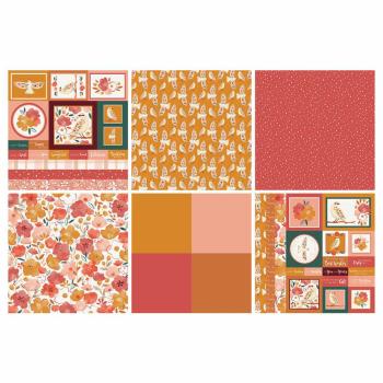 The Paper Boutique - Card-Making Pad - Autumn Song - 12x12 Inch - Paper Pad - Designpapier