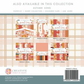 The Paper Boutique - Paper Kit - Autumn Song - Die Cut Toppers - Designpapier 