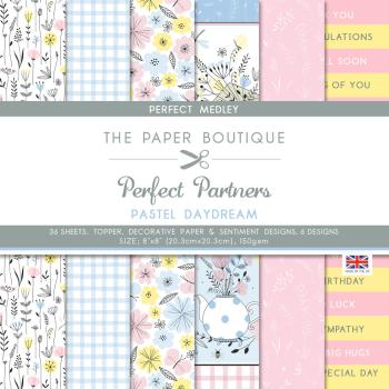 The Paper Boutique - Perfect Partners - Pastel Daydream - 8x8 Inch - Designpapier