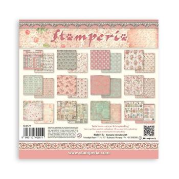 Stamperia "Rose Parfum " 8x8" Paper Pack - Cardstock