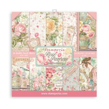Stamperia "Rose Parfum" 12x12" Paper Pack - Cardstock