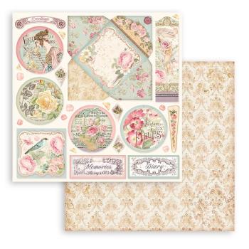 Stamperia "Rose Parfum" 12x12" Paper Pack - Cardstock