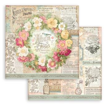 Stamperia "Rose Parfum" 12x12" Paper Pack - Cardstock