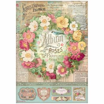 Stamperia "Album de Roses " A4 Decoupage / Decopatch Papier 