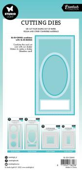 Studio Light - Dies -  Card Passe Partout Slim Oval  - Stanze