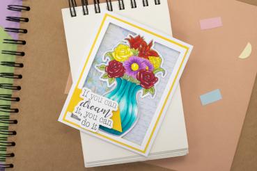 Gemini - Stamp & Dies -  A Special Bouquet  - Stempel & Stanze 