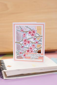 Gemini - Stamp & Dies -  Sent With Love  - Stempel & Stanze 