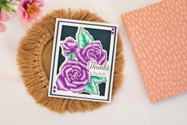 Gemini - Stamp & Dies -  Sweet Roses  - Stempel & Stanze 