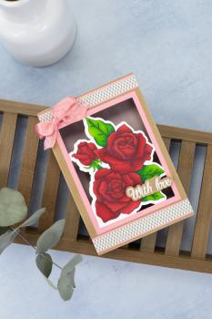 Gemini - Stamp & Dies -  Sweet Roses  - Stempel & Stanze 