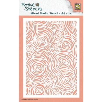 Nellie's Choice - Stencil A6 - "  Flowers " - Schablone