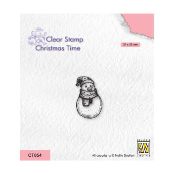 Nellie's Choice - Christmas TreeClear Stamp - " Snowman-2 " - Stempel