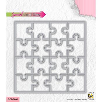 Nellie's Choice - Special Card  Dies - "  Square Puzzle " - Stanze