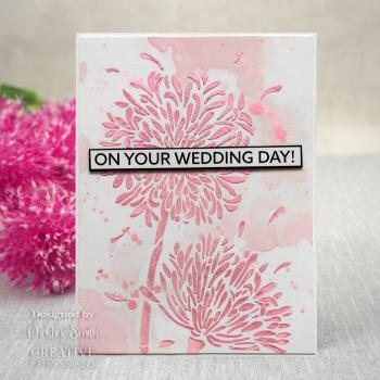 Creative Expressions - DL Stencil - Slimline Stencil -  Dandelion Whisper  - Schablone