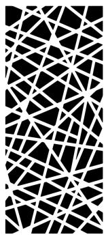 Creative Expressions - DL Stencil - Slimline Stencil -  String Maze  - Schablone