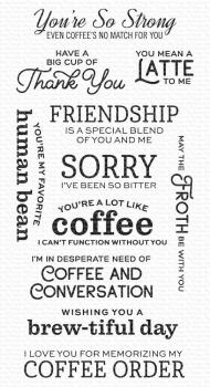 My Favorite Things Stempelset "Coffee and Conversation" Clear Stamp