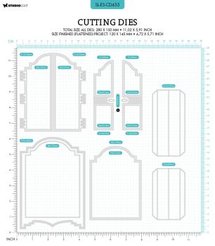 Studio Light - Dies -  3D Closet Card Shape  - Stanze