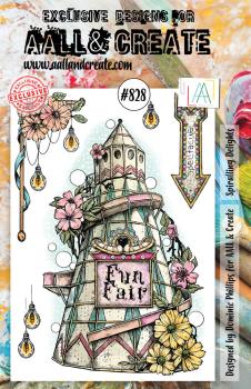 AALL and Create - Stamp -  Spiralling Delights  - Stempel A5