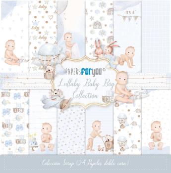 Papers For You - Scrap Paper Pack - Lullaby Baby Boy - 6x6 Inch 