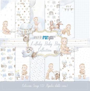 Papers For You - Scrap Paper Pack - Lullaby Baby Boy  - 30,5 x 32 cm
