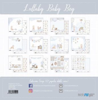 Papers For You - Scrap Paper Pack - Lullaby Baby Boy  - 30,5 x 32 cm