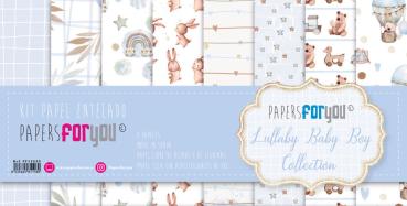 Papers For You - Paper Pack Canvas -  Lullaby Baby Boy  - 30,5x31 cm 