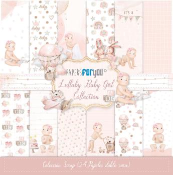 Papers For You - Scrap Paper Pack - Lullaby Baby Girl  - 8x8 Inch 