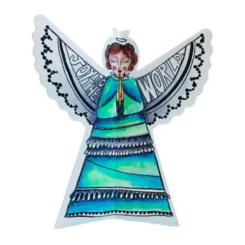 Art By Marlene - Christmas Essentials Clear Stamp - Guardian Angel  - Stempel