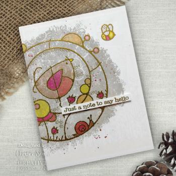 Woodware - Clear Stamps - Bird Circle  - Stempel 