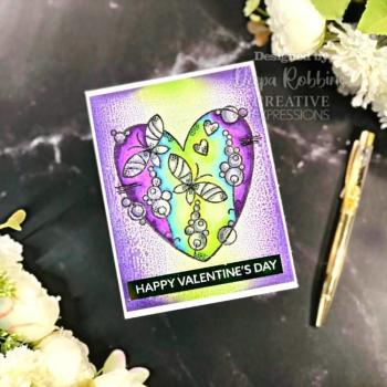 Woodware - Clear Stamps - Butterfly Heart  - Stempel 