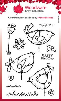 Woodware - Clear Stamps - It's A Bird-Day  - Stempel 
